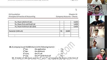 Lecture 56 - Compnay Accounts - Part 2 - CA Foundation